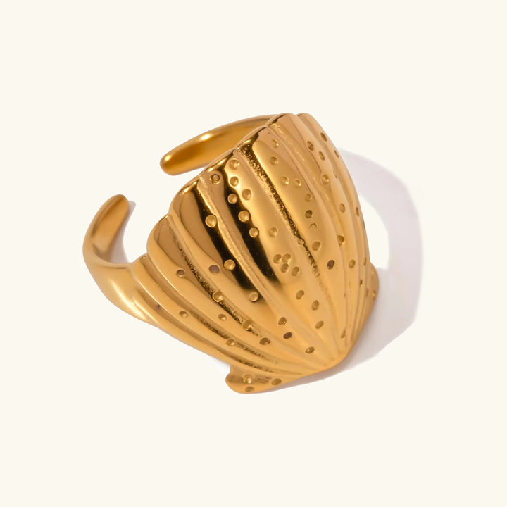 Aloha Gold Muschelring