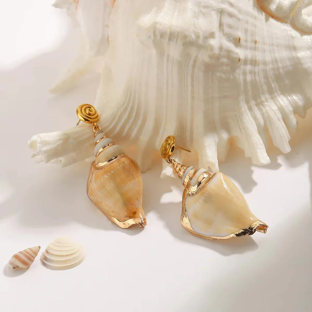 Sabrina Muschel Ohrringe