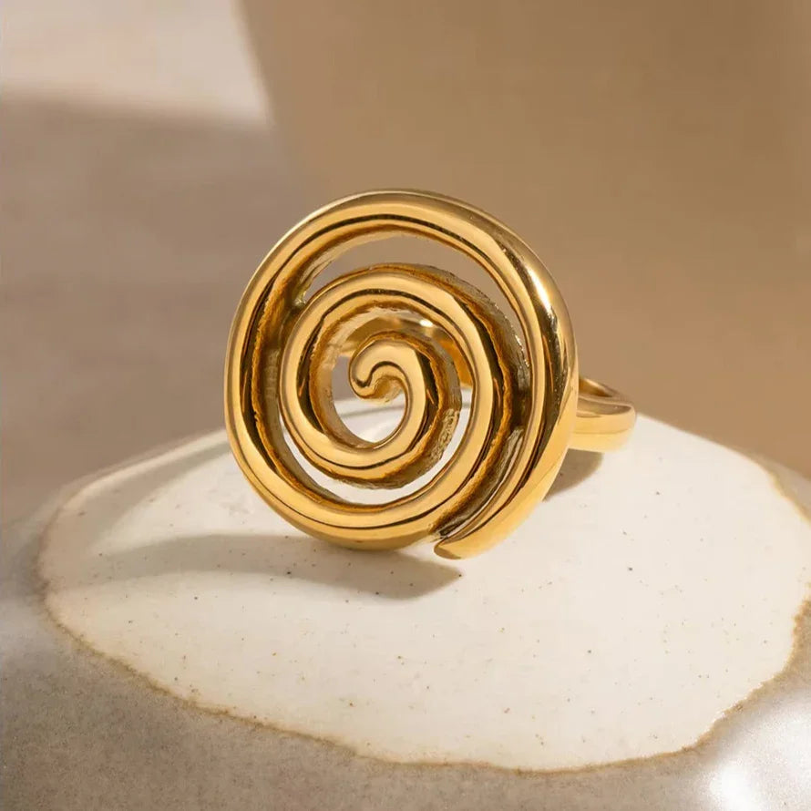 Christy Spiral Goldring