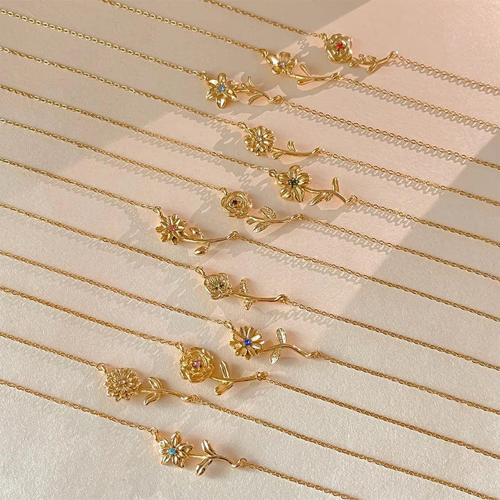 Maribelle Geburtsblume Goldkette