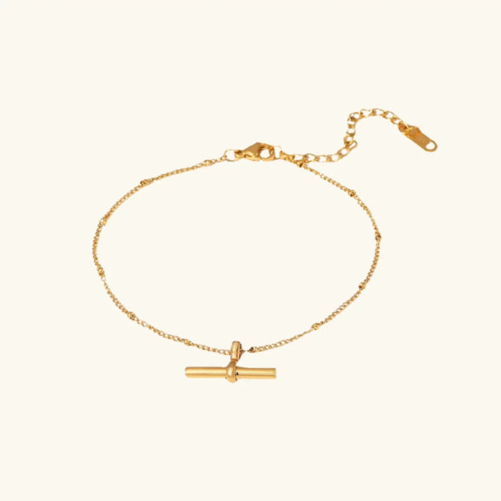 Fußkettchen „Valentinstag“ in Gold